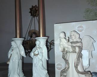 Lenox Angel Candlestick Holders