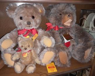 Steiff & Hermann Teddy Bears W/ Tags