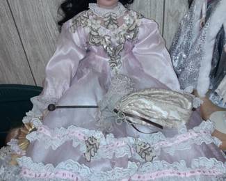 An ENTIRE Room Of Porcelain & Vinyl Collectible Dolls