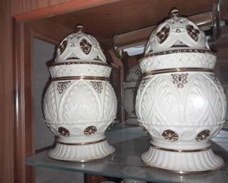 Lenox Pearl Candy Jars