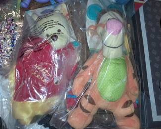 BRAND NEW Baby Pooh & Baby Tigger Plush Baby Toys