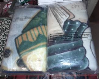 BRAND NEW Christmas Blankets
