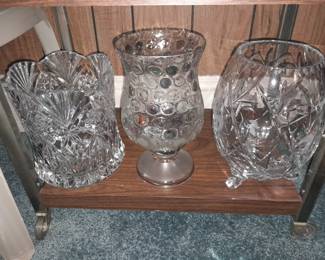 HUGE Assortment Of Crystal (Vases, Bowls, Baskets, Decorative Accents, Tableware, Etc.)