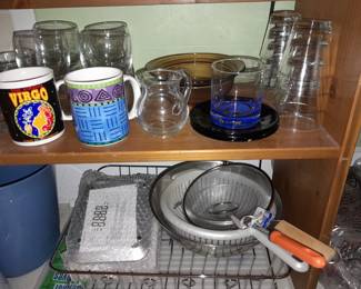 Kitchen Strainers & Drinking Glasses