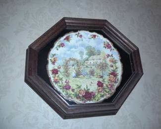 Framed Collector's Plate