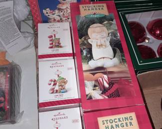 Stocking Hangers & Hallmark Ornaments