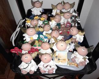 Angel Cheeks Figurines W/ Tags