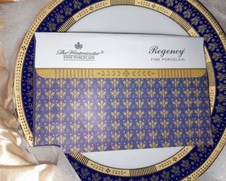 BRAND NEW The Westminster & Regency Fine Porcelain Tea Service Set In Elegant Gift Box