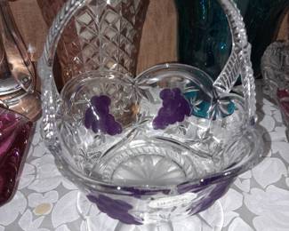 BEAUTIFUL Collection Of Colored Crystal & Art Glass