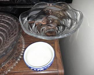 HUGE Assortment Of Crystal (Vases, Bowls, Baskets, Decorative Accents, Tableware, Etc.)