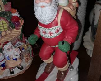 Lenox Figurine - Santa's Downhill Dash