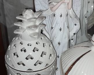 Lenox Pineapple & Angel Figurine