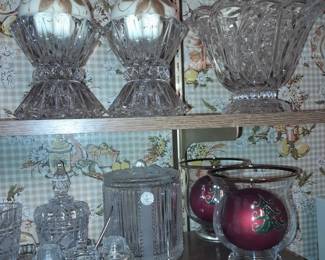 HUGE Assortment Of Crystal (Vases, Bowls, Baskets, Decorative Accents, Tableware, Etc.)