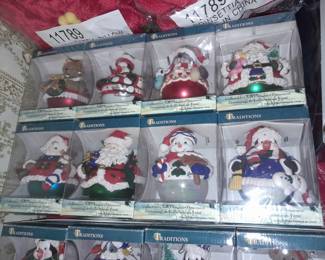 BRAND NEW Christmas Figural Clay Ornaments