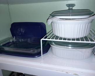 Pyrex Baking Dishes W/ Glass Lids