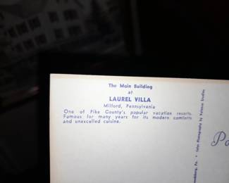 Framed Artwork From "Laurel Villa" In Milford, PA