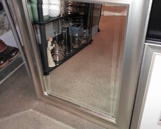 Silver Framed Mirror