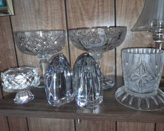 HUGE Assortment Of Crystal (Vases, Bowls, Baskets, Decorative Accents, Tableware, Etc.)