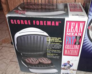 BRAND NEW George Foreman Lean Mean Fat Grilling Machine