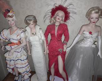 BEAUTIFUL Famous Ladies Dolls