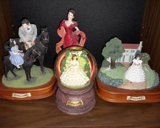 Gone With The Wind Musical Figurines By The San Francisco Music Box Company