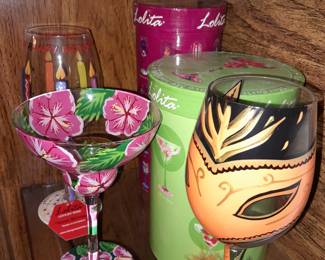 Lolita Hand Painted Glasses