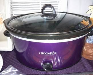 BRAND NEW (No Box) Purple Metallic Crock-Pot