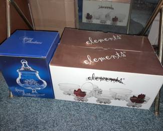 HUGE Assortment Of Crystal (Vases, Bowls, Baskets, Decorative Accents, Tableware, Etc.)