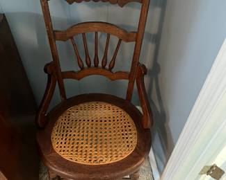 #112	Odd Cane Seat Dining Chair	 $25.00 
