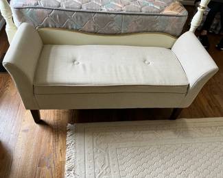 #72	Upholstered End of Bed Bench w/button Bottom - 50" Long	 $45.00 
