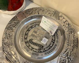 #213	US Army corps of engineers Anniversary plate	 $25.00 
