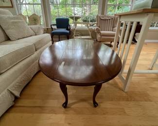 #26	Wood Drop-side Coffee Table w/legs - 52x15-34x18	 $75.00 
