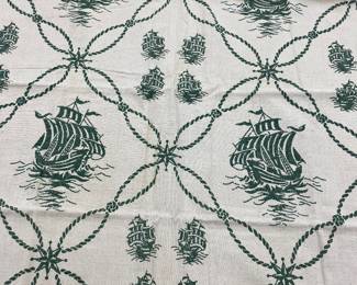 Vintage nautical fabric
