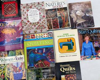 Variety of quilting & sewing books