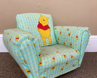 Mini Winnie the Pooh upholstered rocker