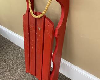 Small decorative sled, needs repair