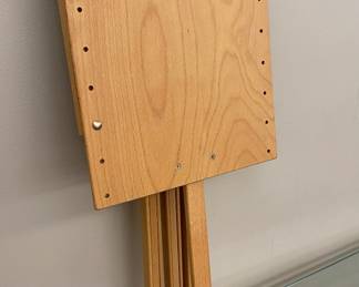 Pristine travel artist’s easel for plein air painting.