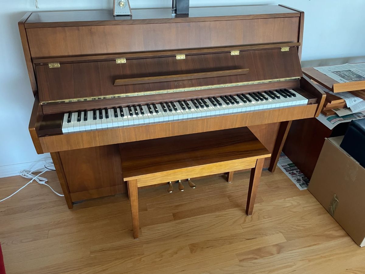 . . . beautiful mid-century Kawai piano