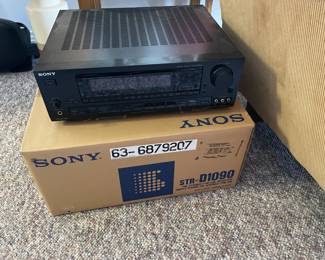 . . . Sony receiver