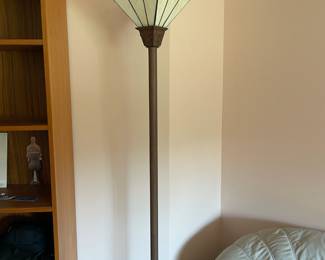 . . . lead-glass standing lamp