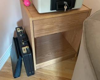 . . . night stand and Sentry safe