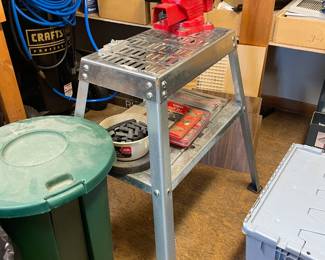 . . . work table and Craftsman vice
