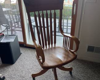 . . . Alpena-made vintage office chair