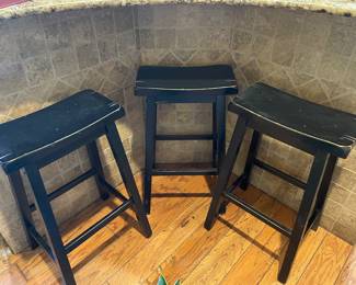 3 bar stools 