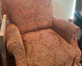 Upholstered chair (part of a pair) 