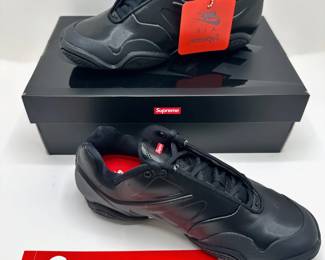 New In Box Supreme Nike Air Zoom Courtposite SP Sneaker, Size Mens 6 With Supreme Sticker
Lot #: 3