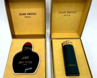 Rare Joy Black Perfume Bottle & Jean Patou Green Leather Bottle Perfume, In Original Boxes
Lot #: 22