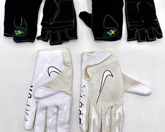 3 Pairs Athletic Gloves: Nike Vapor & 2 For GaGa
Lot #: 167