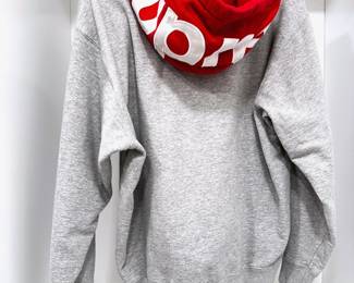 New Supreme Contrast Hooded Sweatshirt, Size Medium
Lot #: 67