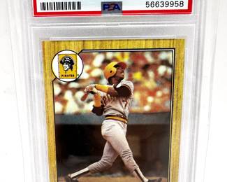 Barry Bonds 1987 PSA 8 Topps Rookie Card #320 Pirates In Protective Casing
Lot #: 38